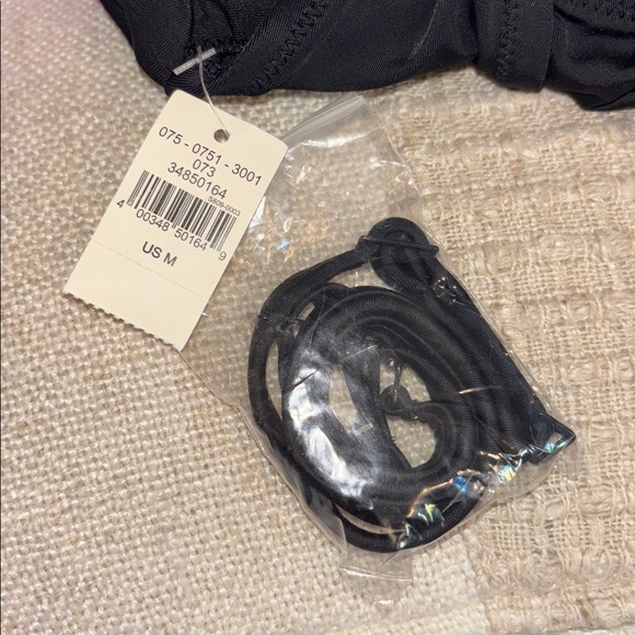 NWT Aerie Tie Front Bandeau Strapless One Piece Swimsuit - Picture 5 of 7